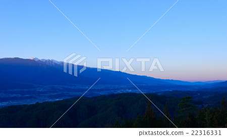 Evening view of Nagano Iida Evening view of Nagano Iida 22316331