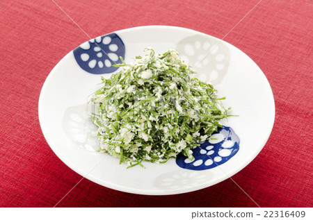 bitter leaf and tofu salad 22316409