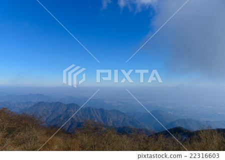 Kanagawa Tanzawa Mountain View from Oyama mountain peak Kanagawa Tanzawa Mountain View from Oyama mountain peak 22316603