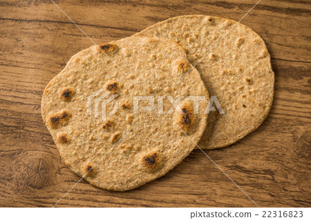 Chapati Indian home cooking Home-cooked meal of chapati India 22316823