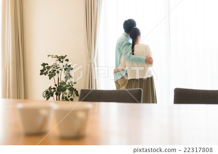 Male / female silhouette Male / female silhouette 22317808