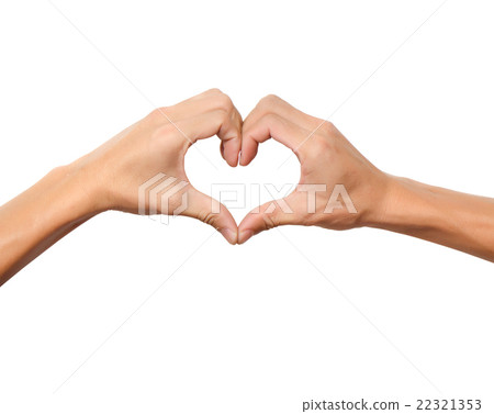hand in love shape hand in love shape 22321353