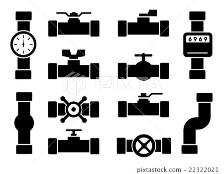 isolated pipes icons 22322021