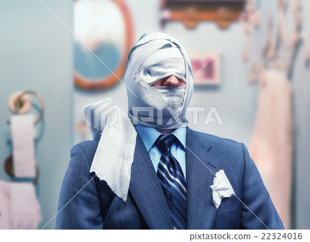 Men in toilet paper 22324016
