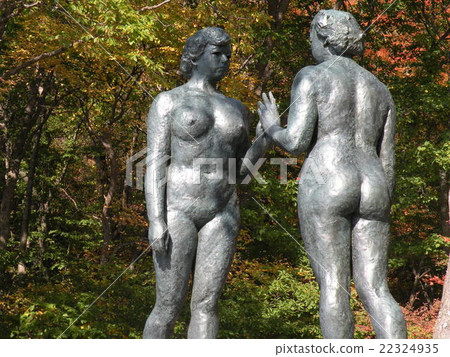 Statue of Lake Towada lady 22324935