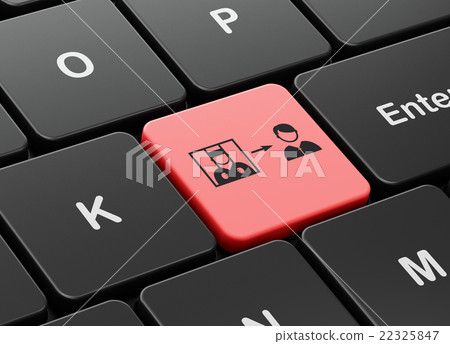 Law concept: Criminal Freed on computer keyboard Law concept: Criminal Freed on computer keyboard 22325847