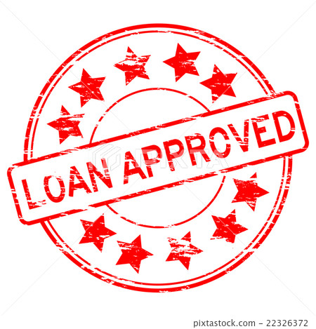 Grunge loan approve stamp Grunge loan approve stamp 22326372
