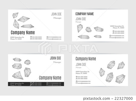 Set of business card templates Set of business card templates 22327000
