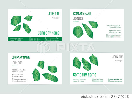 Set of business card templates Set of business card templates 22327008