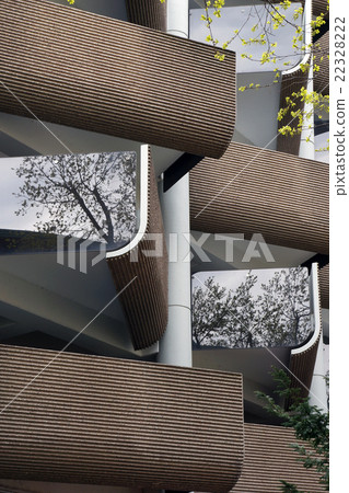 Exterior of modern building. 22328222