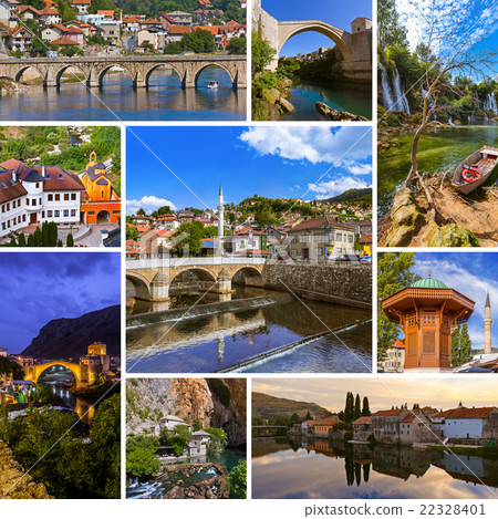 Collage of Bosnia travel images (my photos) 22328401