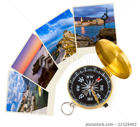 Montenegro travel images (my photos) and compass 22328402