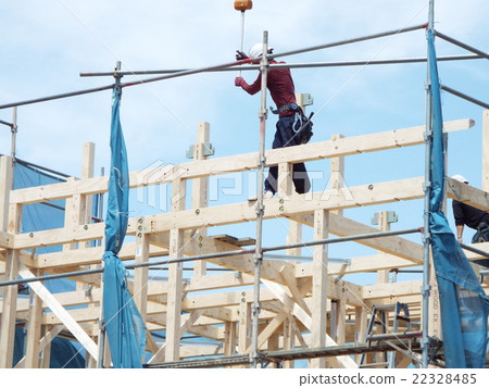 Frame construction of wooden houses 22328485