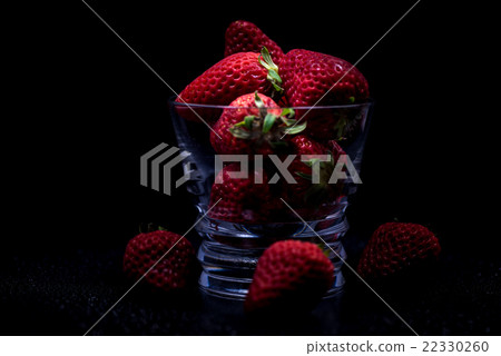 草莓，蔬菜，特寫鏡頭，宏指令。 22330260