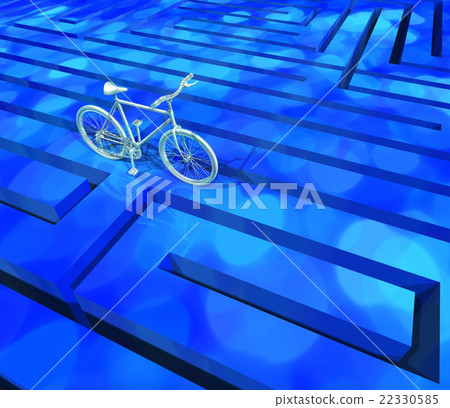 Run the maze by bicycle Run the maze by bicycle 22330585