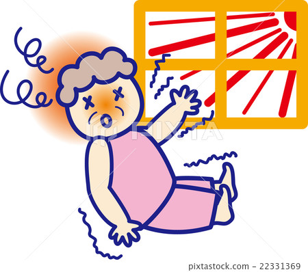 Indoor heat stroke grandma trembling hand Summer sunshine dizziness sweat Indoor heat stroke grandma trembling hand Summer sunshine dizziness sweat 22331369