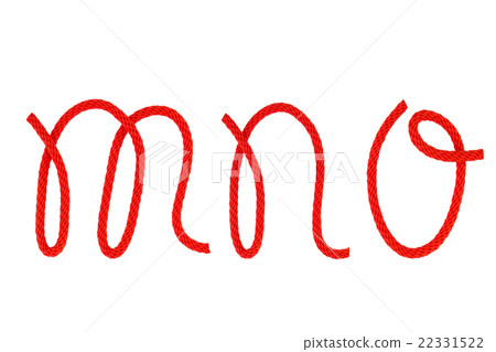 Red fiber rope 22331522