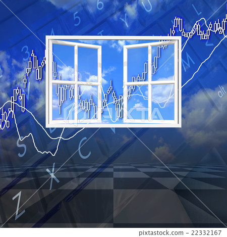 Nikkei Average Stock Chart Deployed Outside the Window Nikkei Average Stock Chart Deployed Outside the Window 22332167
