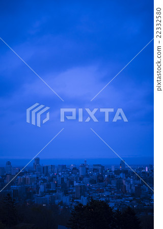 Sapporo at dusk 22332580