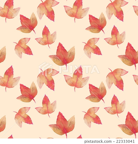 Autumn leaves. Seamless floral pattern 4 Autumn leaves. Seamless floral pattern 4 22333041