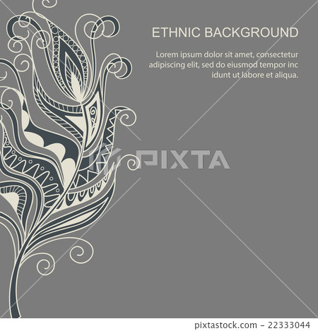 ethnic background in boho style 22333044