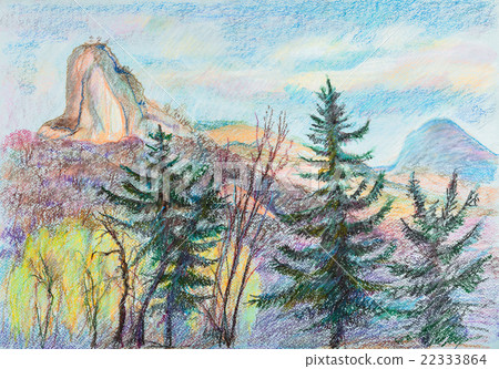 Panorama of mountains 22333864