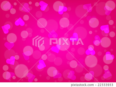Abstract Hearts and bokeh for Valentines Day Pink - Stock Illustration ...