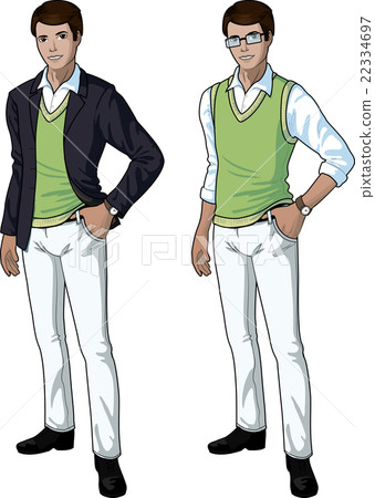 Indonesian office clerk in casual formal wear 22334697