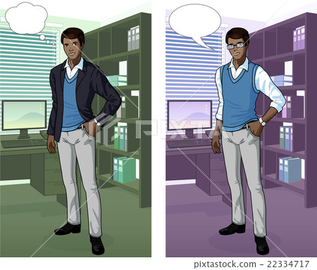 African Businessman in office interior African Businessman in office interior 22334717
