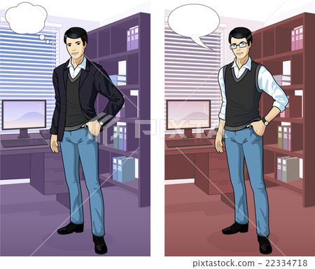 Asian Businessman in office interior Asian Businessman in office interior 22334718
