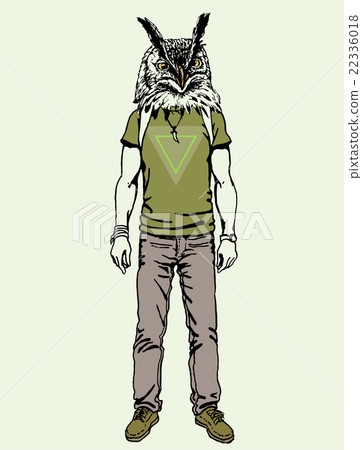 Poster in hipster style. Hand drawn illustration 22336018