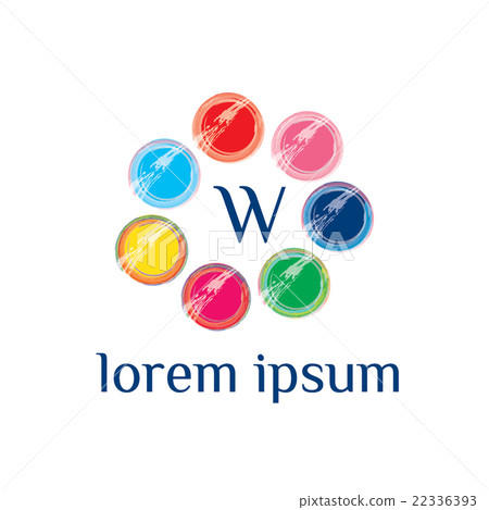 W letter vector logo template (sign, symbol, emble 22336393