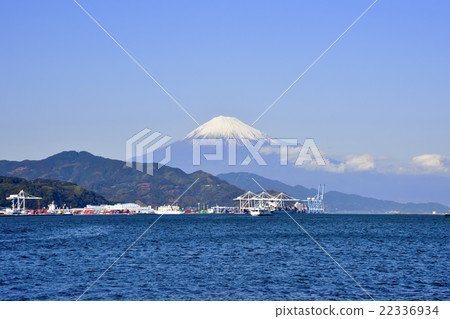 從清水港看到的富士山 22336934