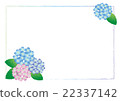 Hydrangea frame 22337142