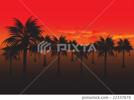 abstract sunset background. 22337678