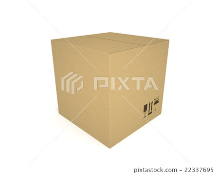 Cardboard box isolated on white background 6 Cardboard box isolated on white background 6 22337695