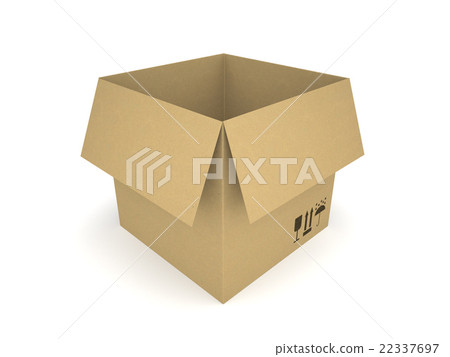 Cardboard box isolated on white background 8 Cardboard box isolated on white background 8 22337697