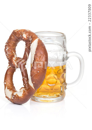 pretzel and beer mug 22337809
