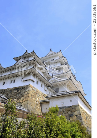 Japan 100 Nagashi Himeji Castle Nishihiro Tenshi and Omamori (from Honmaru) 22338661