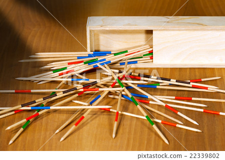 Mikado - Wooden Sticks and Box Mikado - Wooden Sticks and Box 22339802