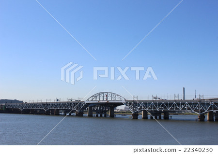 JR Keiyo Line Arakawa Truss Bridge 22340230
