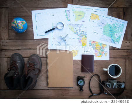 Planning vacation concept Planning vacation concept 22340958