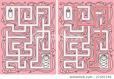 Easy baby maze Easy baby maze 22342148