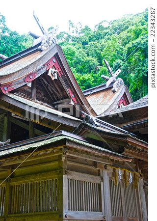 The main shrine of Miho Shrine (Miho-ji Town, Matsue shimane prefecture) The main shrine of Miho Shrine (Miho-ji Town, Matsue shimane prefecture) 22343287