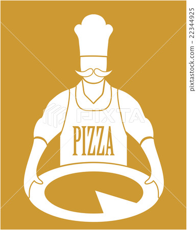 Cook Pizza Vector 22344925