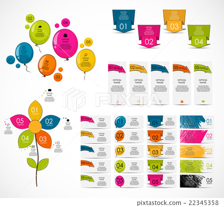Collection of Infographic Templates for Business 22345358