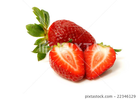 Fresh strawberries isolated on white background Fresh strawberries isolated on white background 22346129
