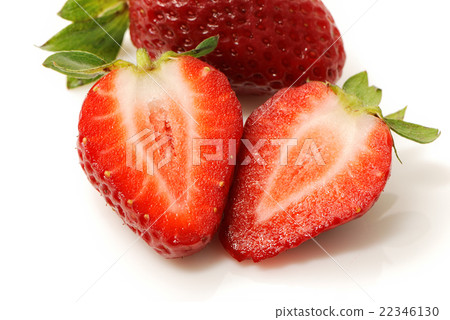 Fresh strawberries isolated on white background Fresh strawberries isolated on white background 22346130