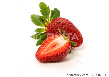 Fresh strawberries isolated on white background Fresh strawberries isolated on white background 22346131