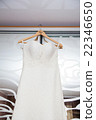 Modern white wedding dress 22346650
